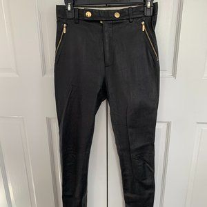 Coach leather pants
